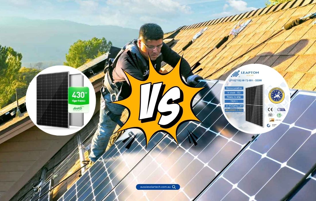 leapton solar panels vs jinko