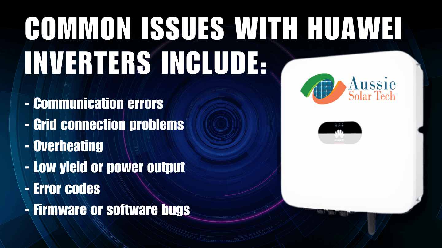huawei inverter problems